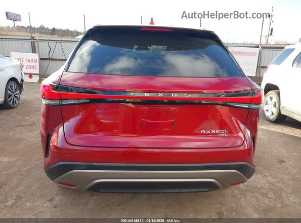2T2BBMCA9RC030160 2024 LEXUS RX 350H Red 