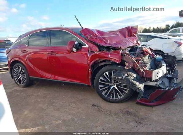 2T2BBMCA9RC030160 2024 LEXUS RX 350H Red Rear interior view