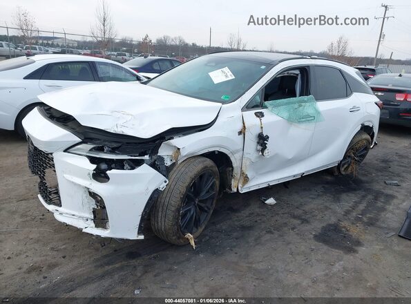 2T2BCMEA6RC012905 2024 LEXUS RX 500H White წინა მარცხენა ხედი სამი მეოთხედიდან