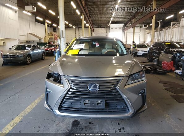 2T2BGMCA9HC017635 2017 LEXUS RX 450H Silver Widok wnętrza z tyłu