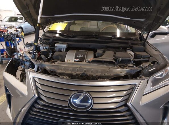 2T2BGMCA9HC017635 2017 LEXUS RX 450H Silver Widok z tyłu