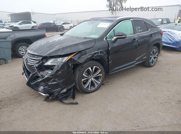 2T2BGMCAXKC036735 2019 LEXUS RX 450H Black Передня ліва чверть