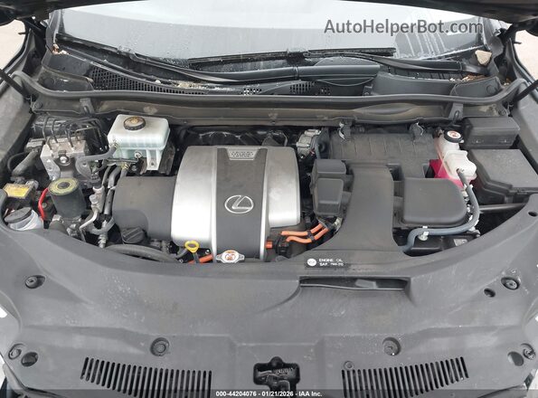 2T2BGMCAXKC036735 2019 LEXUS RX 450H Black Вид ззаду