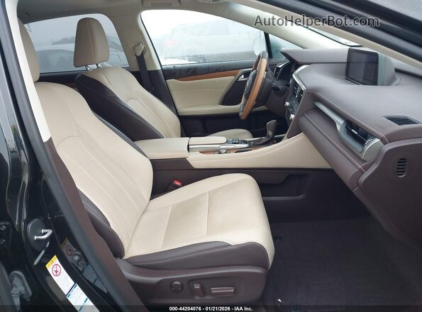 2T2BGMCAXKC036735 2019 LEXUS RX 450H Black Вид салону спереду