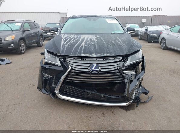 2T2BGMCAXKC036735 2019 LEXUS RX 450H Black Вид задньої частини салону