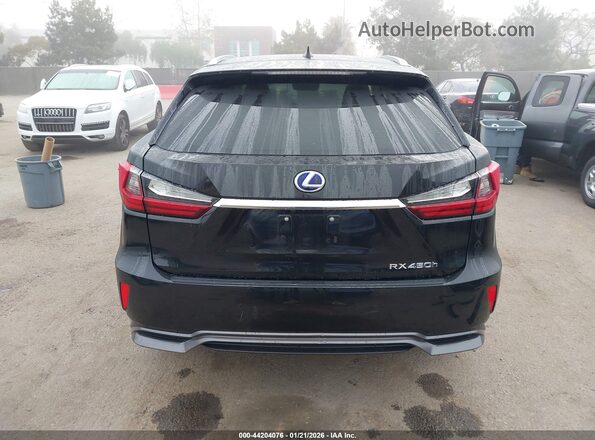 2T2BGMCAXKC036735 2019 LEXUS RX 450H Black 