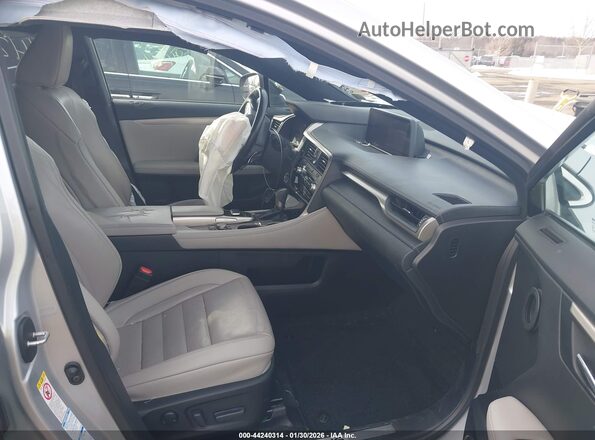 2T2BZMCA1GC044272 2016 LEXUS RX 350 Серебряный Вид салона спереди