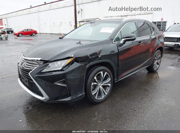 2T2BZMCA1HC054849 2017 LEXUS RX 350 Black Передня ліва чверть