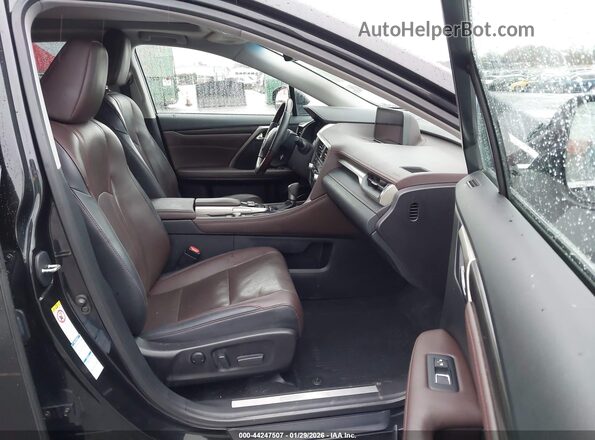 2T2BZMCA1HC054849 2017 LEXUS RX 350 Black Вид салону спереду