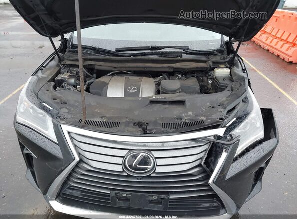 2T2BZMCA1HC054849 2017 LEXUS RX 350 Black Вид ззаду