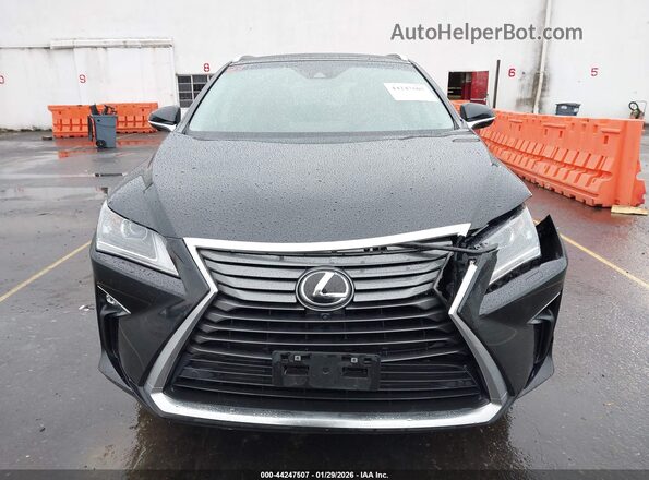 2T2BZMCA1HC054849 2017 LEXUS RX 350 Black Вид щитка приладів