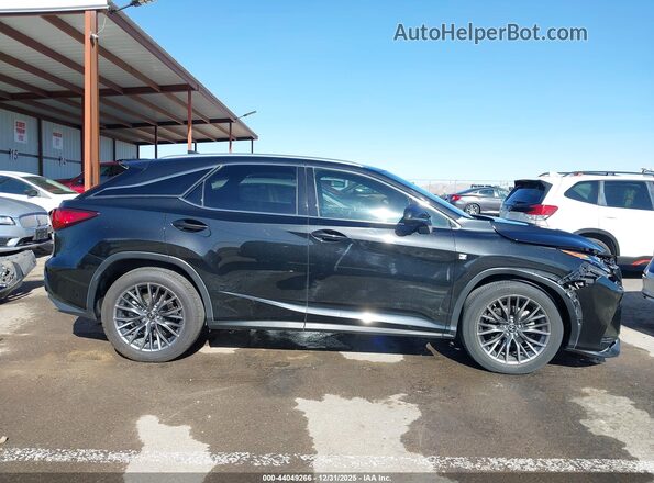 2T2BZMCA1KC184461 2019 LEXUS RX 350 Black უკანა სალონის ხედი