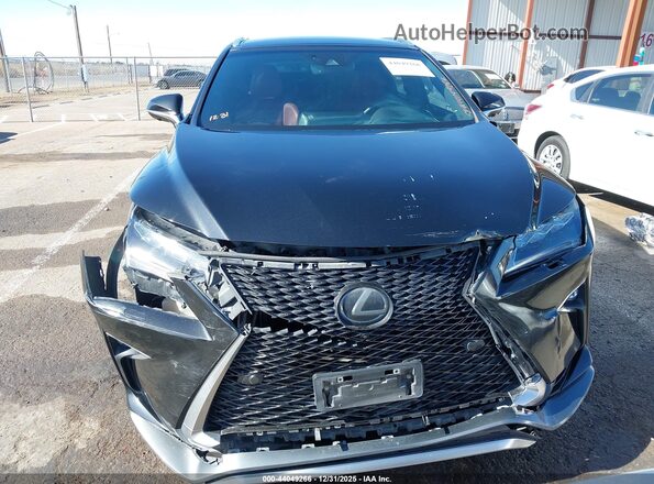 2T2BZMCA1KC184461 2019 LEXUS RX 350 Black ხელსაწყოთა პანელის ხედი