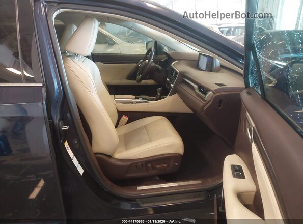 2T2BZMCA3HC132189 2017 LEXUS RX 350 Dark Blue წინა სალონის ხედი
