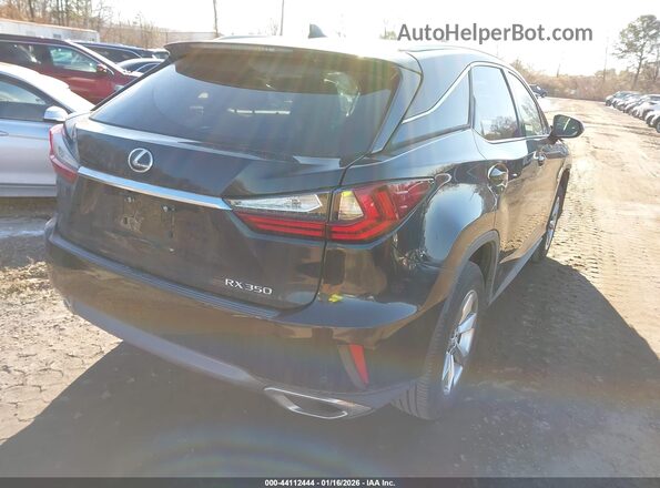 2T2BZMCA3JC151797 2018 LEXUS RX 350 Black Задня права чверть