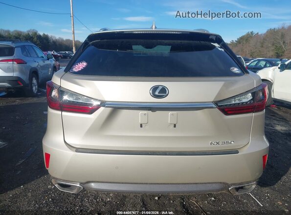 2T2BZMCA4HC086436 2017 LEXUS RX 350 Gold 