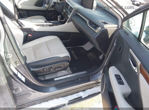 2T2BZMCA5JC140820 2018 LEXUS RX 350 Gray Widok wnętrza z przodu