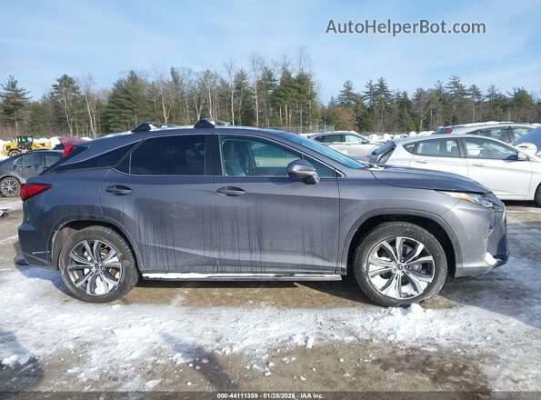 2T2BZMCA5JC140820 2018 LEXUS RX 350 Gray Widok wnętrza z tyłu