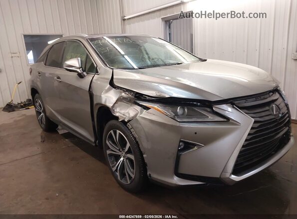 2T2BZMCA5JC161831 2018 LEXUS RX 350 Серебряный Вид спереди