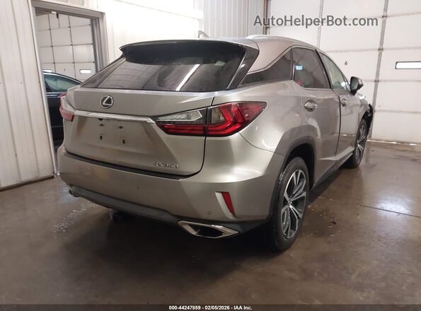 2T2BZMCA5JC161831 2018 LEXUS RX 350 Серебряный Задняя правая четверть