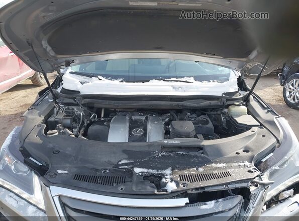 2T2BZMCA5JC161831 2018 LEXUS RX 350 Серебряный Вид сзади