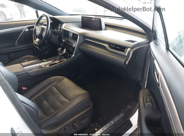 2T2BZMCA5KC200564 2019 LEXUS RX 350 White Widok wnętrza z przodu