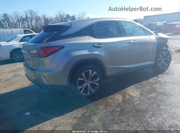 2T2BZMCA6JC138123 2018 LEXUS RX 350 Серебряный Задняя правая четверть