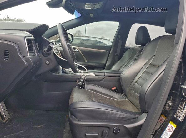 2T2BZMCA9GC022715 2016 LEXUS RX Black Vista interior delantera