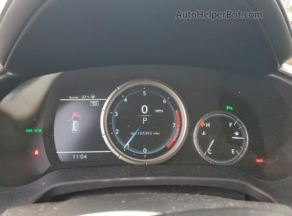 2T2BZMCA9GC022715 2016 LEXUS RX Black Vista del cuadro de instrumentos