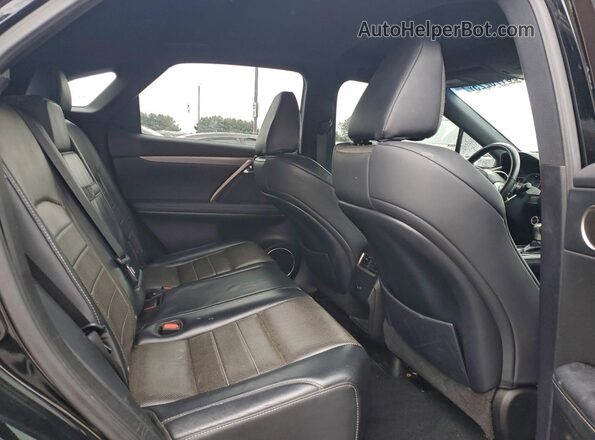 2T2BZMCA9GC022715 2016 LEXUS RX Black Vista interior trasera