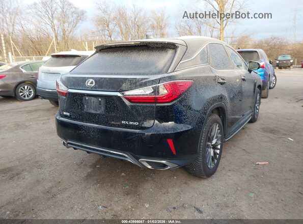 2T2BZMCA9HC085962 2017 LEXUS RX 350 Black Trasero derecho