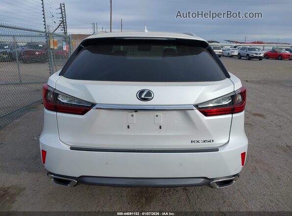 2T2BZMCA9HC097268 2017 LEXUS RX 350 White 