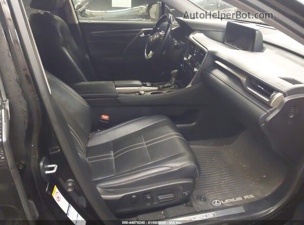 2T2BZMCAXGC036509 2016 LEXUS RX 350 Черный Вид салона спереди