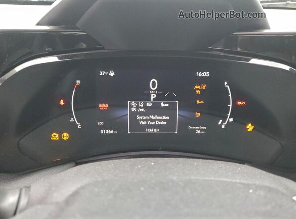 2T2GGCEZ0RC051984 2024 LEXUS NX Silver Вид щитка приладів