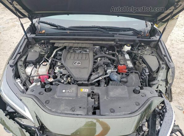 2T2GGCEZ3NC007293 2022 LEXUS NX Green Engine compartment view