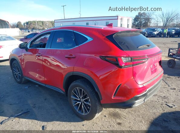 2T2GGCEZ9SC093138 2025 LEXUS NX 350 Красный Задняя левая четверть