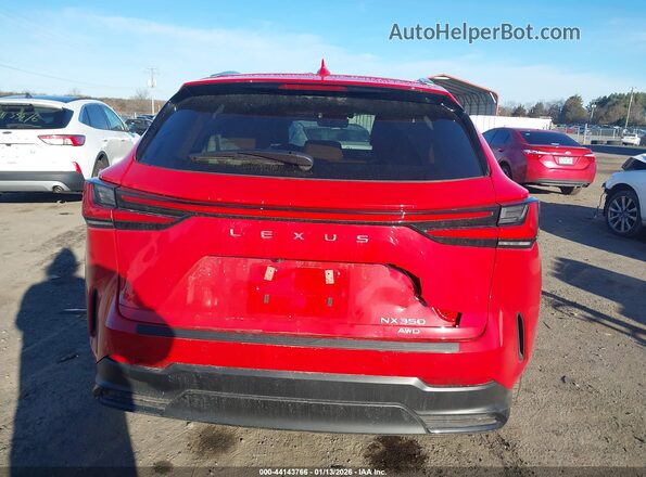 2T2GGCEZ9SC093138 2025 LEXUS NX 350 Красный 