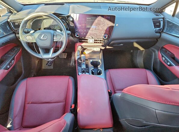 2T2GKCEZ5NC009416 2022 LEXUS NX Black Widok deski rozdzielczej