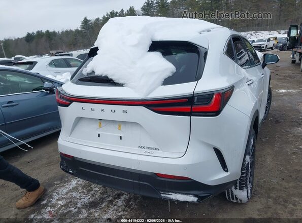 2T2GKCEZ6TC058573 2026 LEXUS NX 350H White უკანა მარჯვენა