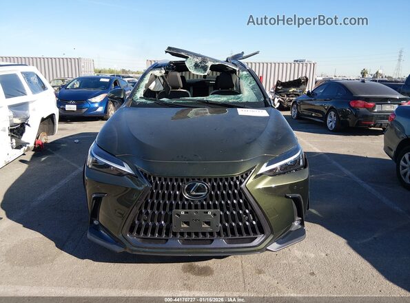 2T2HGCEZ2PC025324 2023 LEXUS NX 350 Green Սարքավորումների վահանակի տեսք