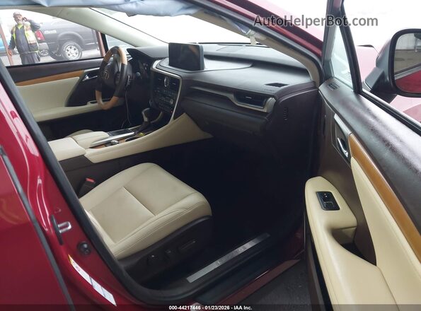 2T2HGMDA0LC043946 2020 LEXUS RX 450H Red Вид салону спереду