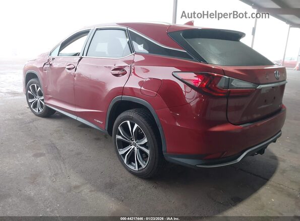2T2HGMDA0LC043946 2020 LEXUS RX 450H Red Задня ліва чверть