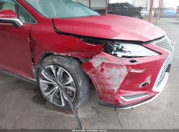 2T2HGMDA0LC043946 2020 LEXUS RX 450H Red Вид спереду
