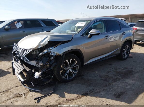 2T2HGMDA3LC054813 2020 LEXUS RX 450H Серый Передняя левая четверть