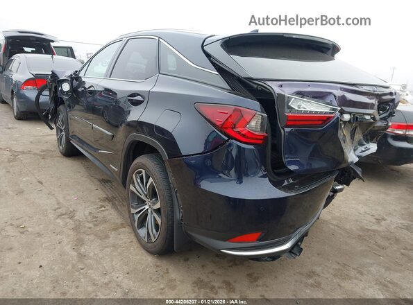2T2HGMDA3MC058801 2021 LEXUS RX 450H Dark Blue Trasero izquierdo