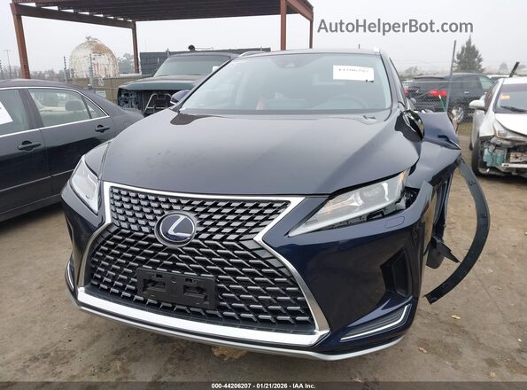2T2HGMDA3MC058801 2021 LEXUS RX 450H Dark Blue Vista del cuadro de instrumentos