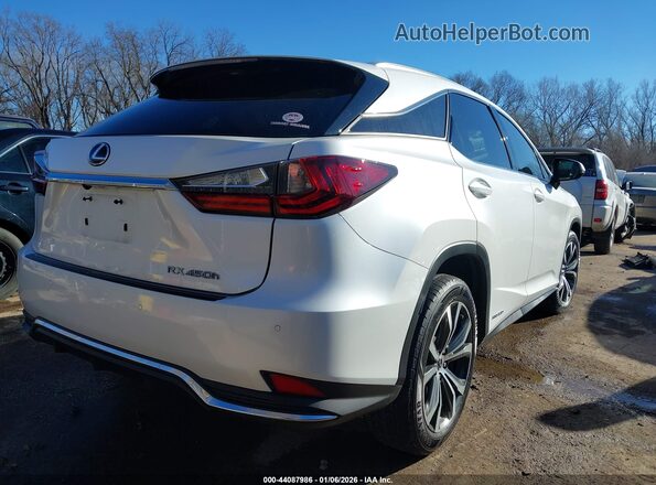 2T2HGMDA4MC058791 2021 LEXUS RX 450H White Trasero derecho
