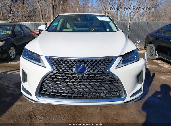 2T2HGMDA4MC058791 2021 LEXUS RX 450H White Vista del cuadro de instrumentos