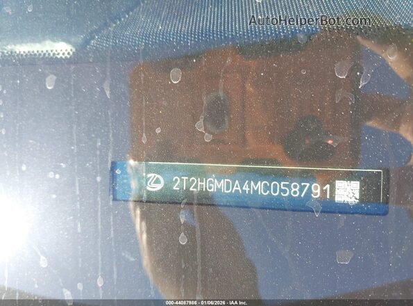 2T2HGMDA4MC058791 2021 LEXUS RX 450H White Vista del compartimento del motor