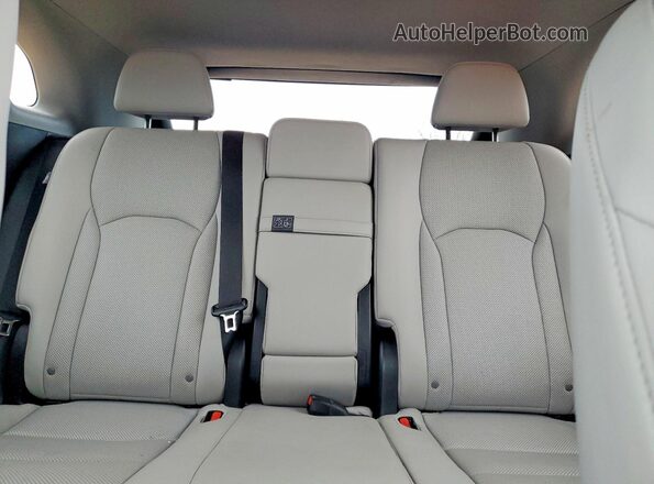 2T2HGMDA7LC050618 2020 LEXUS RX Gray Vista de los asientos traseros